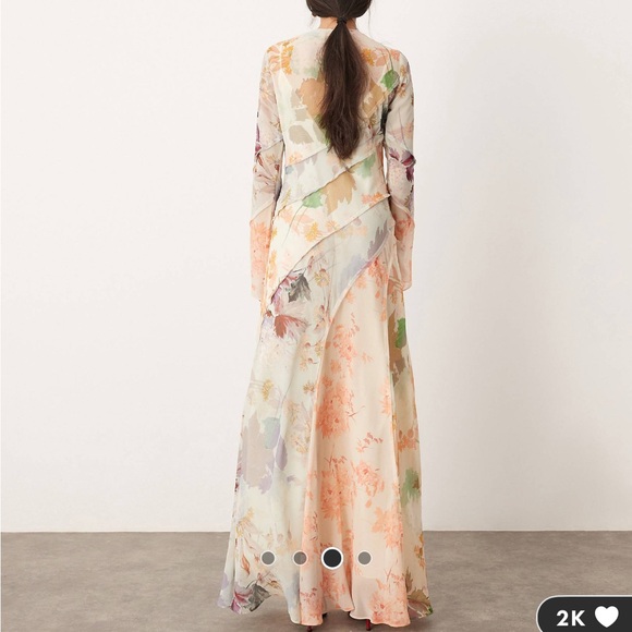 ASOS EDITION long sleeve dress - Picture 3 of 5